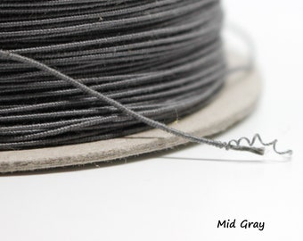 3 yards 8 colors to choose from, Buttonhole Gimp 0.8mm Cotton Cord, Price for 3 Meters Navy Blue, Grey, Black, Dark Grey, Dark Brown, Fawn