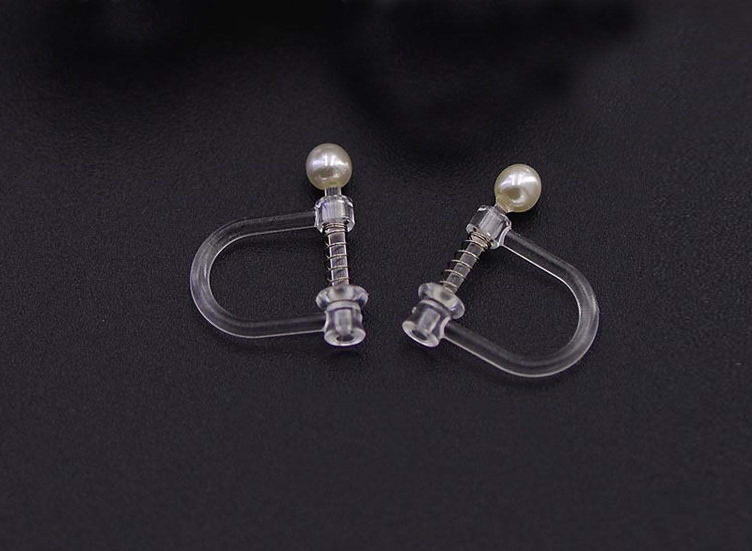 30pcs Clip On Earrings Converters Screw Earring Clips for Non-Pierced Ears  