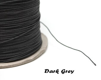 3 yards 8 colors to choose from Buttonhole Gimp 0.8mm Cotton Cord Price for 3 Meters Navy Blue, Grey Black White, Dark Grey, Dark Brown Fawn