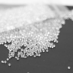 10, 15 gr 0,8-1,4mm Klarglas Mini Bubbles Transparent Kaviar Kugel Perlen Kristallglas Für DIY UV Harzfüllung 3D Nail Art Dekorationen