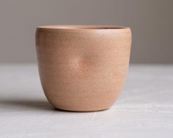 Handmade Ceramic Dimpled Espresso Cup - Canyon