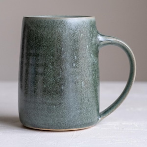 Large Handmade Ceramic Mug - Evergreen