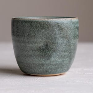 Dimpled Ceramic Espresso Cup - Evergreen