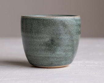 Tazza da caffè espresso in ceramica con fossette - Evergreen