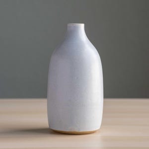 Handmade Ceramic Bud Vase - Light Blue