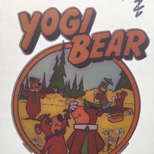 Yogi Bär Vintage 1978 Roach Incorporated Aufbügeln Wärmetransfer