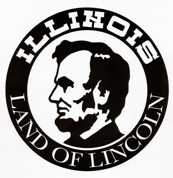 Illinois Land of Lincoln Vintage Iron On Heat Transfer Etsy