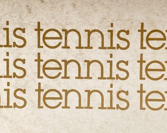 Tenis en blanco, transferencia de calor vintage para planchar