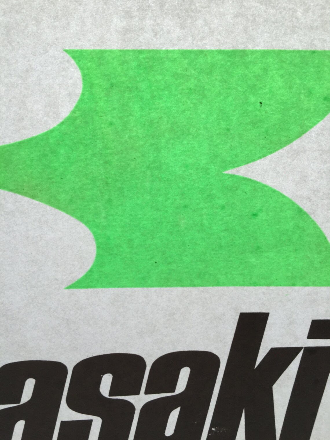 Kawasaki Vintage Iron on Heat Transfer Etsy