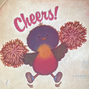 Cheers! Vintage Iron On Heat Transfer