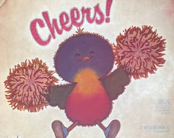 Cheers! Vintage Iron On Heat Transfer