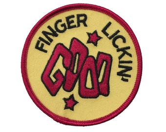 Finger Lickin' Good Iron-on Vintage Patch