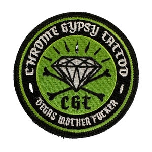 Chroom Gypsy Tattoo Shop patch