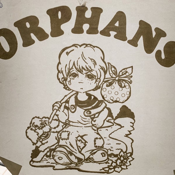 Orphans Vintage Iron On Heat Transfer