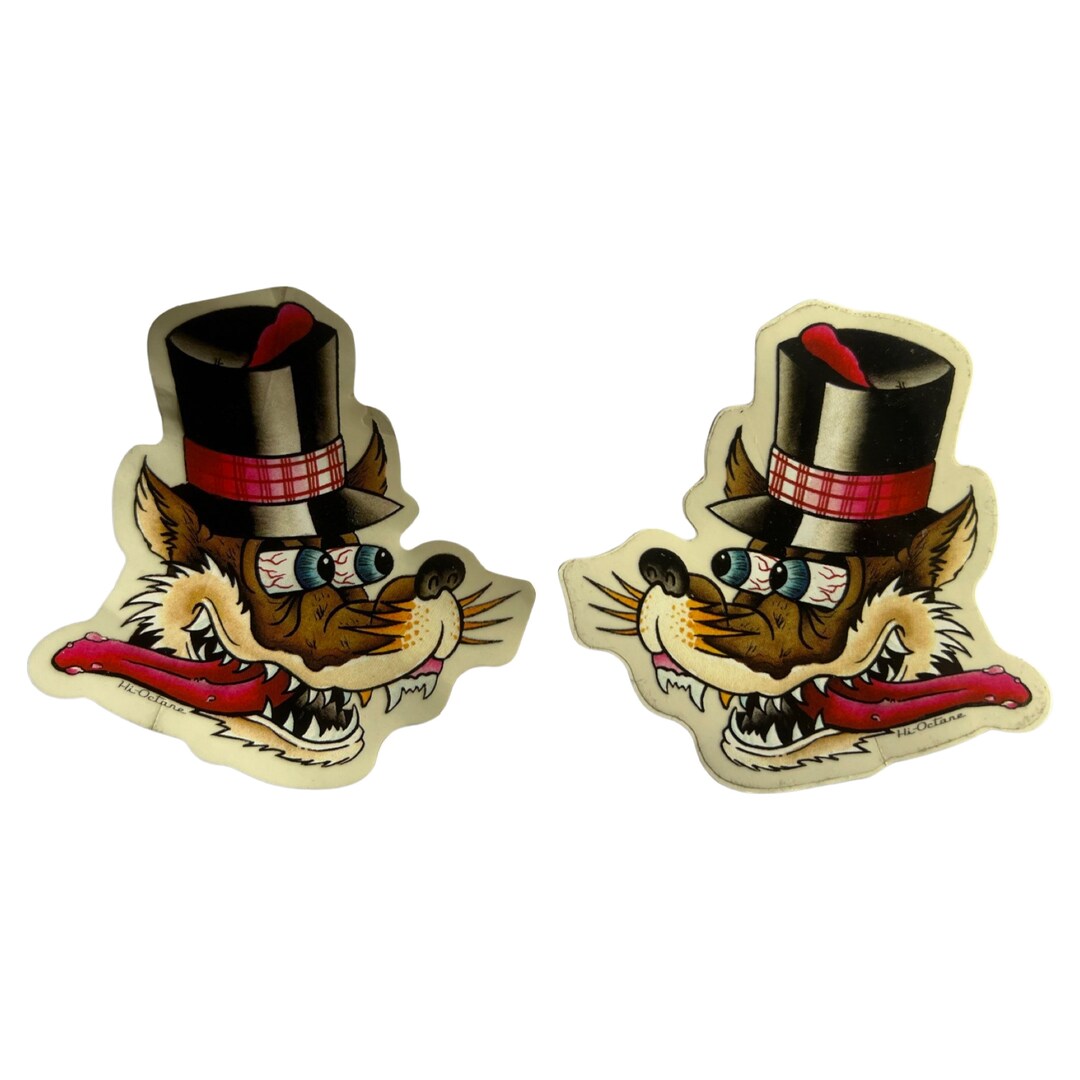 Left and Right Bad Wolf Sticker Set Etsy