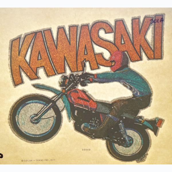 Kawasaki Iron On Etsy