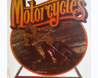 Motorcycles Are Good Clean Fun! 1976 Roach Incorporated Vintage Iron On Heat Transfer