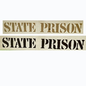 State Prison Vintage Iron On Heat Transfer