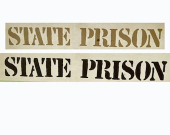 State Prison Vintage Iron On Heat Transfer