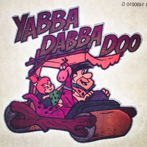 The Flintstones - Yabba Dabba Do Bügelbild