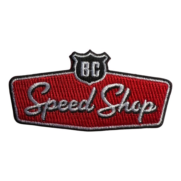 BC Speed Shop Logo Aufnäher