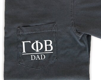 Gamma Phi Beta Dad T-shirt Grey - Etsy