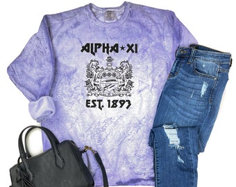 Alpha Xi Delta Vintage Band Sweatshirt