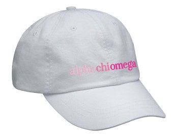 Alpha Chi Omega Hat - Pink Gradient