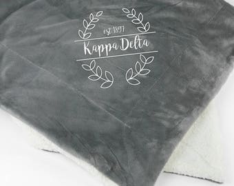 Kappa Delta Fuzzy Sherpa Blanket