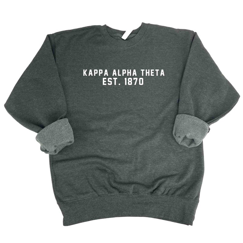 Kappa Alpha Theta Est. 1870 Sweatshirt image 1