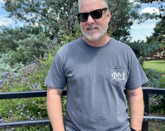 Phi Mu Dad T-Shirt - Grey