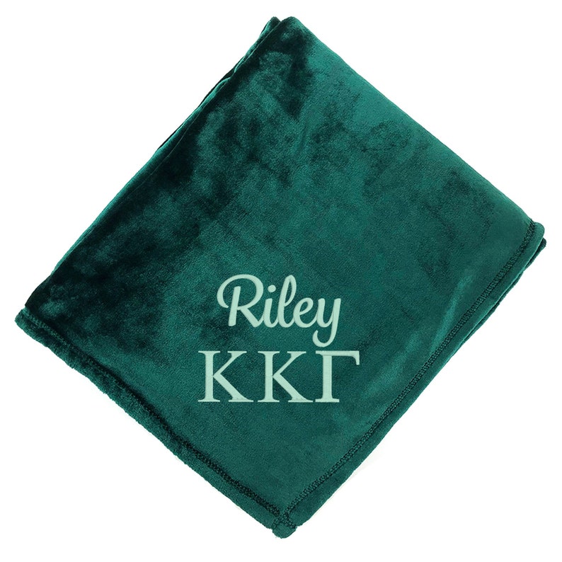 Personalized Kappa Kappa Gamma Sorority Blanket