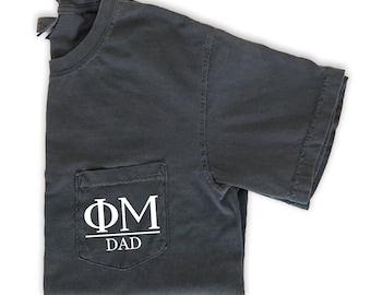 Phi Mu Dad T-Shirt - Grey