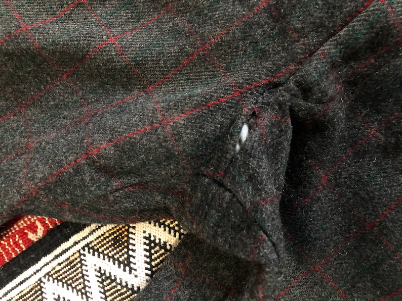 Bean Vintage Wool Windowpane Hunting Trousers USA Made 42 L.L