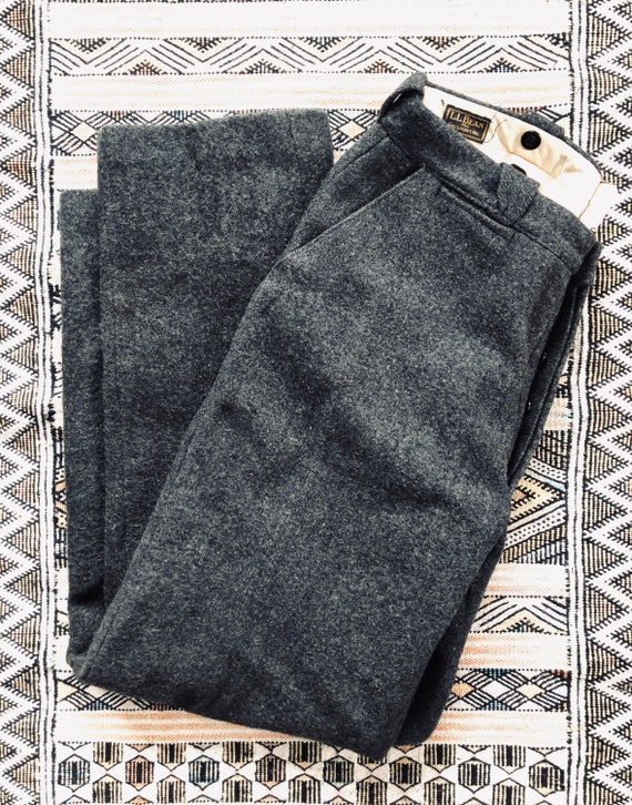 1930’s Era L.L. Bean Wool Hunting Pants —-Gold & B
