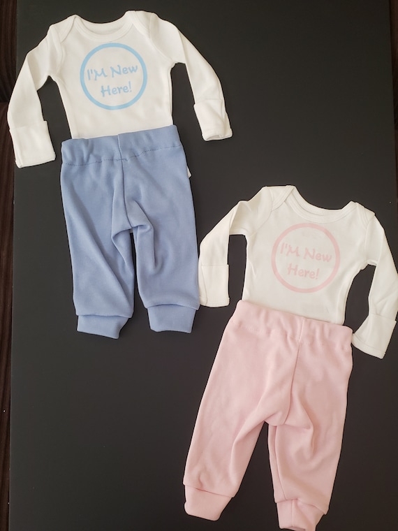 Bebe Premature Garcon Fille Vetements Ensemble Je Suis Etsy