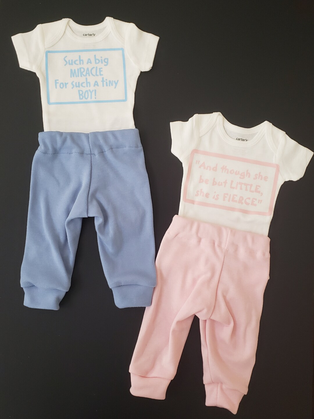 Preemie Baby Boy/girl Clothing Set Etsy