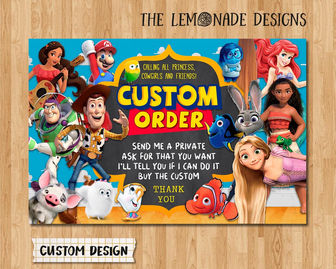 Custom Birthday Invitation, Personalized Invitation, Digital Invitation, Custom Invite