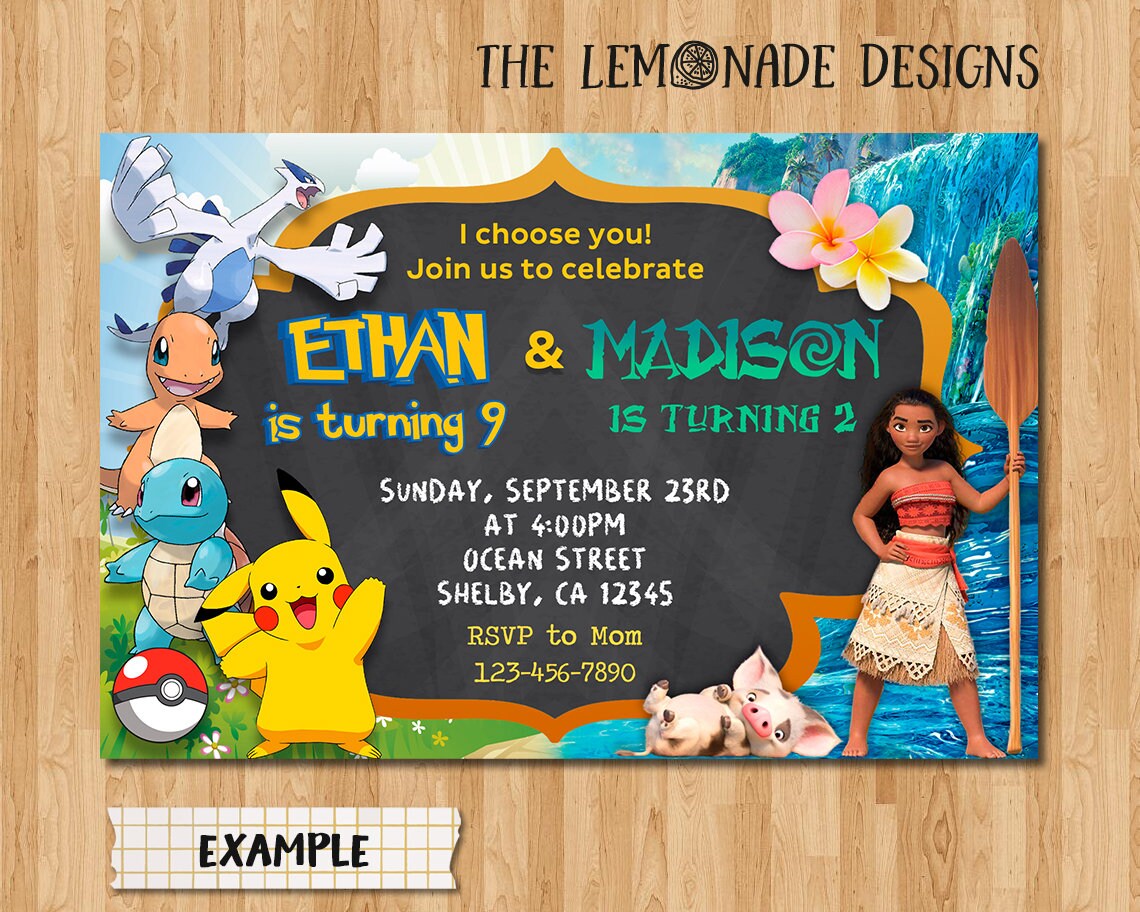 Custom Birthday Invitation, Personalized Invitation, Digital Invitation, Custom Invite