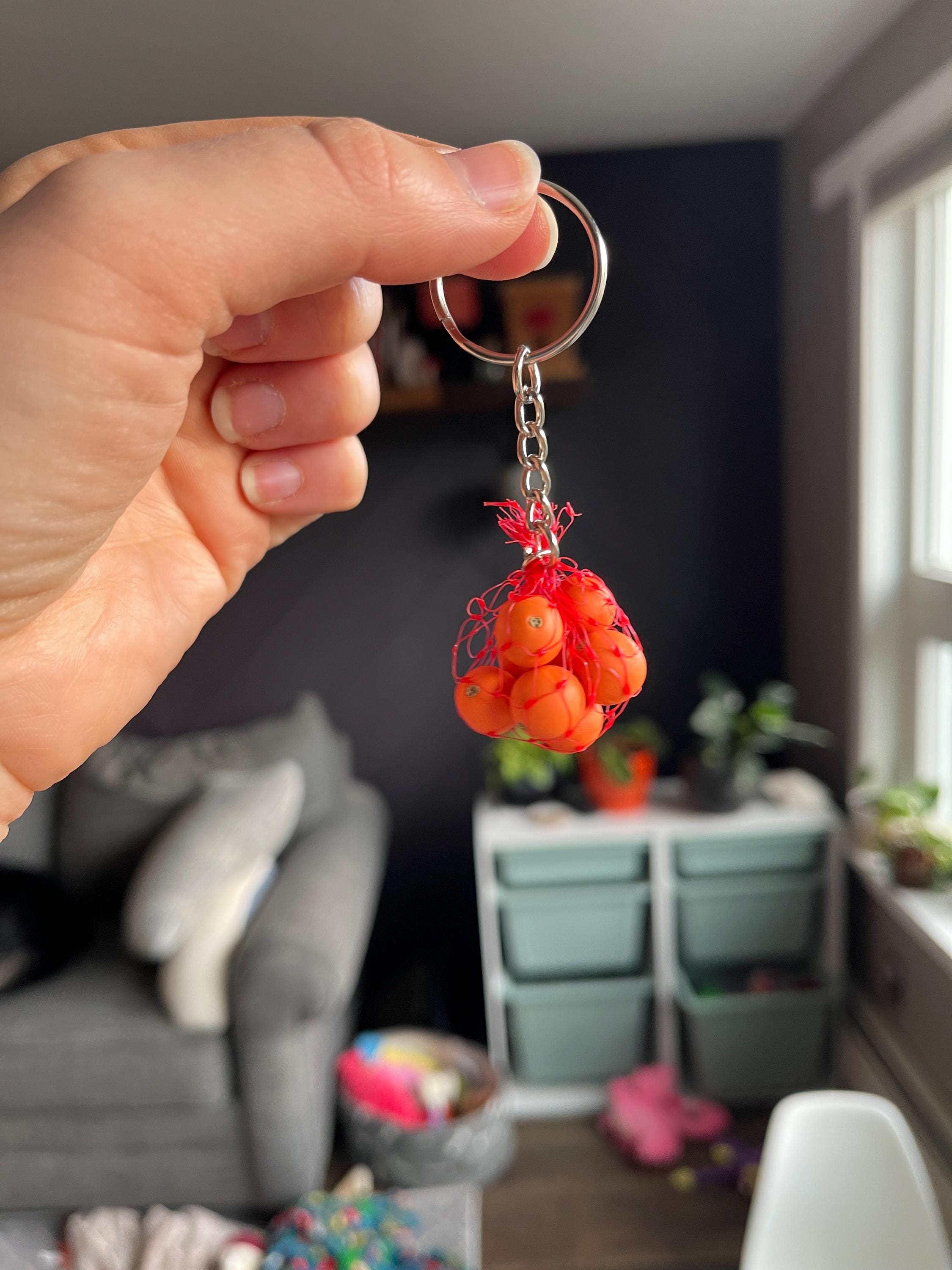 Cabbage Key Chain Produce Bag Keychain - Etsy