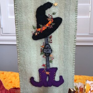 Halloween Dress Up, Wool Applique, Digital Download W173, Just Because Series