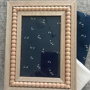 Beaded Wood Frame, Ollie Owl, 2025 summer Issue of Punch Needle and Primitive Stitcher Magazine