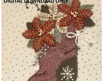 Nur als digitaler Download erhältlich: Die Strümpfe wurden aufgehängt, Block 2, Blumen in meinem Strumpf