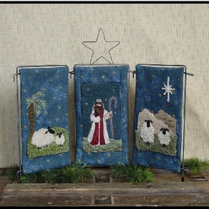 Paper Pattern,Starry Night, Punch Needle #625