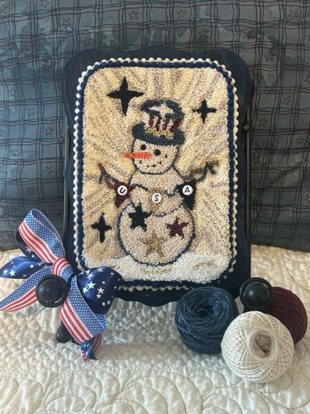 Punch Needle and Primitive Stitcher, Summer 2023 Magazine. Punch Needle, Valdani Fibers, Summer