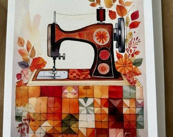 Harvest Bloom Notecard
