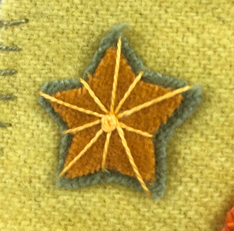 Whoops, Wool Applique, Door Knob Hanger DH210 Etsy