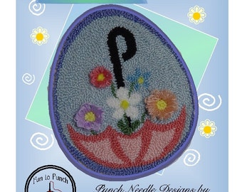 574 Spring Blooms, Fun to Punch, Digital Punch Needle Design