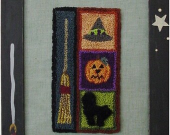 Spooky Pieces, Punch Needle Art, Digital Download