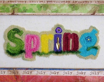 568 Spring Punch Needle Art